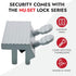 NU-SET Lock | Sliding Window Lock | Double Thumb Screw Window Lock for Window Security | Home Improvement & Door Hardware, White...