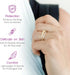 Silicone Ring Protector - Engagement and Wedding Ring Protector for gym - Ring Guards for Ring Sizes 4-8 - Pack of 3 (Oura Ring Fit May Vary)...