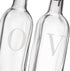 GREENOLIVE Olive Oil and Vinegar Dispenser Set - 17 oz. Glass Bottles with No-Drip BPA-Free Spouts - Stylish O and V Identifiers for Kitchen and D...
