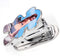 Printed Pattern Desk Stapler, 20 Sheets Capacity for No.12 Staples, Paper Clips Staplers for Desk for Friends and Children (girl)...