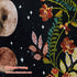 Lifeel Moonlit Garden Tapestry, Moon Phase Surrounded by Vines and Flowers Black Wall Decor Tapestry 60×80 inches...