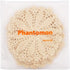 Phantomon 7 Inch Doilies Handmade Round Crochet Cotton Lace Doilies Table Placemats Doilies, Vase Pads Doily, Pack of 4 (Beige)...