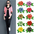 10 Pieces 3D Rose Embroidered Patch Flower Sew on Patches Applique Sewing Crafts Kit for Clothes Jeans Jackets Bags DIY Embellishments Decorations...