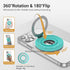 OPSO Magnetic Phone Ring Holder for MagSafe, 360 Degree Rotation Silicone Finger Ring Grip Stand Holder, Adjustable Kickstand, Compatible with iPh...