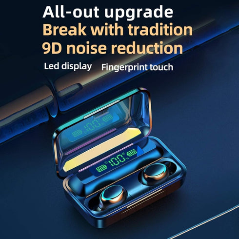 Wireless Earphones, Wireless Earbuds, HiFi Stereo, Bluetooth 5.3 Touch Control Noise Rduction Headphones, Mini Eear Buds Mic in-Ear Headphones IPX...