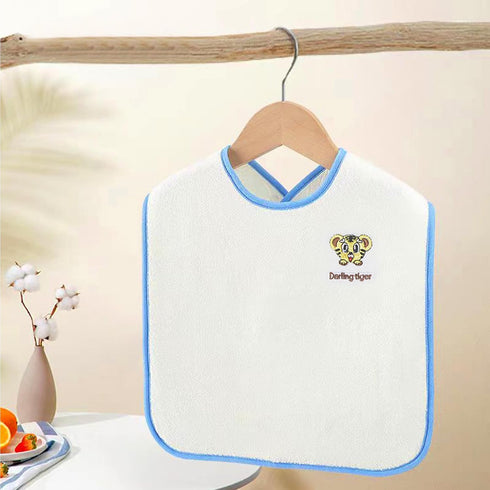 Set of 6 Baby Bibs| Waterproof Toddler Bibs| Large Towel Bibs for Toddler 1-6 Years| Bibs for Baby Boys and Girls...