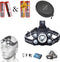 LED Bright Headlight Rechargeable Lamparas (Up to 13 Hours of use) | Head Lights for Forehead - Waterproof Headlamp Battery Powered, 10000 LM (Inc...
