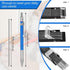 4 Pieces Welder Pencil with 60 Pieces Round Refills Mechanical Pencil Metal Marker Pen for Construction Workers, Metal Work, Welders, Plumbers, Fr...