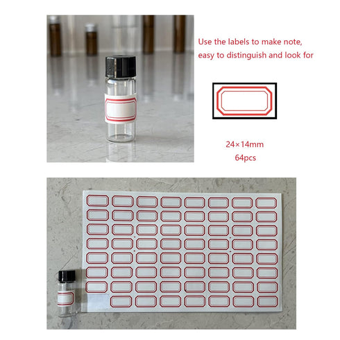 4ml Clear Glass Vials with Screw Caps and Plastic Stoppers, 1 Dram Small Liquid Sample Vial, Leak-Proof Vial, 50PCS...