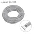 MECCANIXITY 18AWG Wire 18 Gauge Stranded Wire PVC Hookup Wire, Electrical Wire UL1007 Tinned Copper Wire 30m/100ft Grey for Internal Connecting Wi...