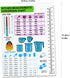 Kitchen Conversion Chart Magnet-Measurement Refrigerator Magnet 8.58In, Imperial & Metric to Standard Conversion Chart,Cooking Measurement Convers...