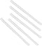 GYBest Best 100-Pack 6'' Clear Plastic Luggage Tag Loops...