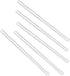 GYBest Best 100-Pack 6'' Clear Plastic Luggage Tag Loops...
