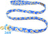 Blue Daisy Dog Leash with Metal Buckle – Unmatched Quality in Small Medium Large Sizes for Pet Daily Walking, L...