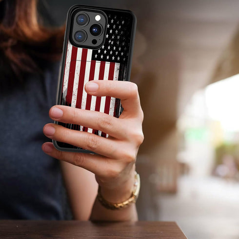 for iPhone 14 Case/iPhone 13 Case,Wallet Case Hidden Card Slot Holder Shockproof TPU and PC Dual Layer Protective Case Cover for iPhone 14 / iPhon...