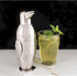 HIC Kitchen Bar Penguin Cocktail Shaker, 18/8 Stainless Steel, Mirror Finish, 3-Piece Set, Holds 18-Ounces...