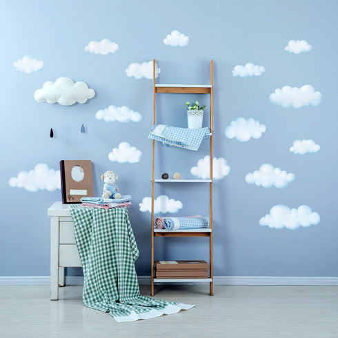 DECOWALL DS9-1702 Clouds Kids Wall Decals Wall Stickers Peel and Stick Removable Wall Stickers for Kids Nursery Bedroom Living Room...