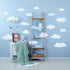 DECOWALL DS9-1702 Clouds Kids Wall Decals Wall Stickers Peel and Stick Removable Wall Stickers for Kids Nursery Bedroom Living Room...