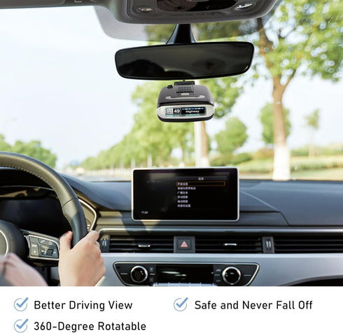Radar Mount Mirror Mount Bracket for Escort MAX,MAX2,Older(2015-2019) MAX 360 Radar Detector?Not for 2020 Max360 or MAX360C?...