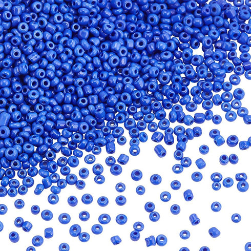 PH PandaHall 2000 Pcs 3mm Seed Beads, 8/0 Glass Seed Beads Round Small Pony Bead Waist Beads Mini Spacer Beads for Earring Bracelet Necklace Ankle...