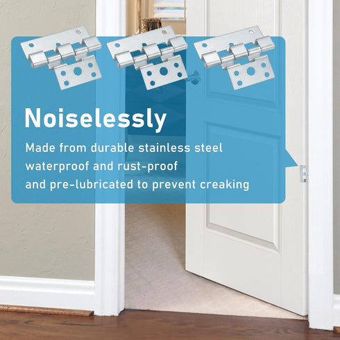 3 Pack Mobile Home Door Hinges Compatible with Elixir Mobile Homes Exterior Door...