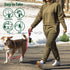 Dog Poop Bag Holder for Leash Doggie Waste Bag Dispenser Soft Fabric Puppy Potty Carrier Small Doggy Zipper Pouch with Carabiner Clip with 1 Roll ...