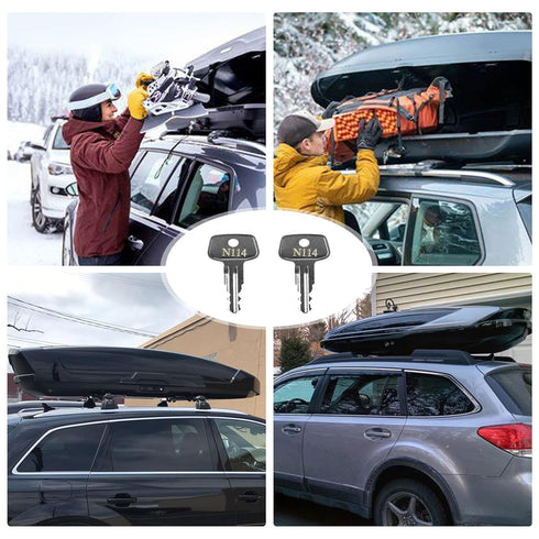 Key for Thule Key Replacement,for Roof Racks, Carriers, Crossbars Key etc,(Codes N114)...