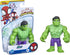 Spidey and His Amazing Friends Marvel Hulk Hero Figure Toy,4-Inch Scale Super Hero Action Figure for Kids Ages 3 and Up,(F3996)...