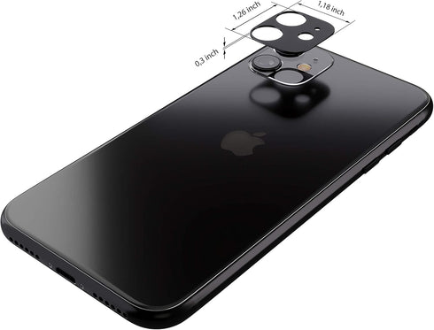 Camera lens Protector compatible with iPhone 11 | Camera Cover, Lens Protector | Protection against shocks and scratches | Dust free installation ...