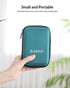 ORICO Hard Drive Case 2.5 inch External Drive Storage Carrying Bag Waterproof Shockproof with Inner Size 5.5x3.5x1.0inch for Organizing HDD and El...