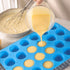 24 Cups Silicone Mini Muffin Pan,Cookies Cupcake Bakeware Tin Soap Tray Mould Non Stick, BPA-Free, Dishwasher Safe...