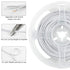 RGBZONE 10pcs 2-Pin 8mm LED Strip to Wire Connectors and 10m/32.8ft 2 Pin Extension Wire for Waterproof or Non-Waterproof Single Color LED Strip L...
