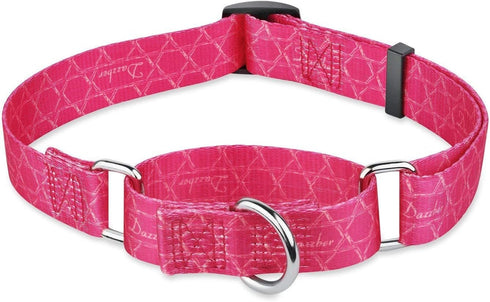 Puppy Dog Collar Floral Print Martingale Collar No Pull Pet Collar, Heavy Duty Adjustable Dog Collar, Small, Neck 10 Inch -15 Inch, Elegant Flower...
