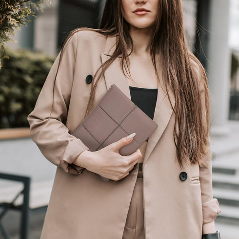 MoKo 9-11 Inch Puffy Tablet Sleeve Bag Fit with New 11-inch iPad Pro M4/iPad Air M2, iPad 10th Gen 10.9, iPad Pro 11, iPad Air 4/5th Gen 10.9, Bui...