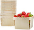 Cornucopia Brands Quart Wooden Berry Baskets (8-Pack); 5.75-Inch Square Vented Wood Boxes for Fruit Picking, Easter or Arts & Crafts...