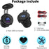 Qidoe 2 Pack PD3.0 20W and QC3.0 18W USB C Car Charger With LED Voltmeter and ON/Off Switch for Boat, RV, Truck, Golf Cart, Motorcycle...