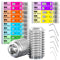 Grub Screws Set, Flat Head Socket Hex Grub Screw Set M2/M3/M4/M5/M6/M8 Metric Stainless Cup Grub Screws Assortment Kit for Door Handles, Home Repa...