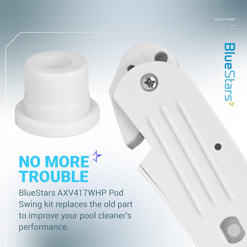 Unbreakable AXV417WHP Pool Cleaner Pod Swing Kit Replacement Part by BlueStars - Exact Fit for Hayward Navigator Pool Vac Ultra Pool Cleaners - Pa...