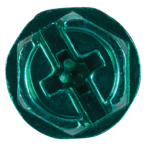 NSI GSH Solid Wire Grounding Hex Head Screw, Green, Pack of 100...