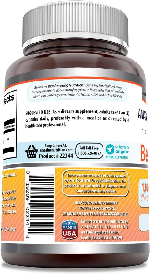 Amazing Formulas Berberine 1000mg Per Serving 60 Capsules Supplement | Non GMO | Gluten Free | Made in USA...