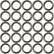 X AUTOHAUX 25pcs M12 Bronze Tone Car Engine Oil Drain Crush Flat Bonded Washer Gaskets...