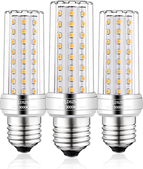E26 LED bulbs,20W LED Corn Light Bulb,150W Equivalent 2000lm CRI 85+ Warm White 3000K E26/E27 Base Non-dimmable Ceiling Fan Light Bulbs for Indoor...