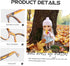 Toyvian 2pcs Doll Glasses Clear Glasses for Kids DIY Doll Supplies Kids Round Glasses Retro Glasses Decorative...