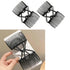 2Pcs Black Adjustable Elastic Hair Comb,Stretchy Double Comb Hair Clip,No Crease Hair Pins Double Slides Hairpins Combs Women Hair Styling Accesso...
