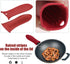 2 Pack Silicone Pan Handle Sleeve, Heat Resistant Cast Iron Skillet Handle Covers for Pots and Pans, Assist Handle Holder Grip for Kitchen Frying ...