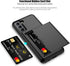 Nvollnoe for Samsung S21 Case with Card Holder 5G 6.2 inch Dual Layer Heavy Duty Protective Galaxy S21 Case Hidden Card Slot Slim Wallet Case for ...