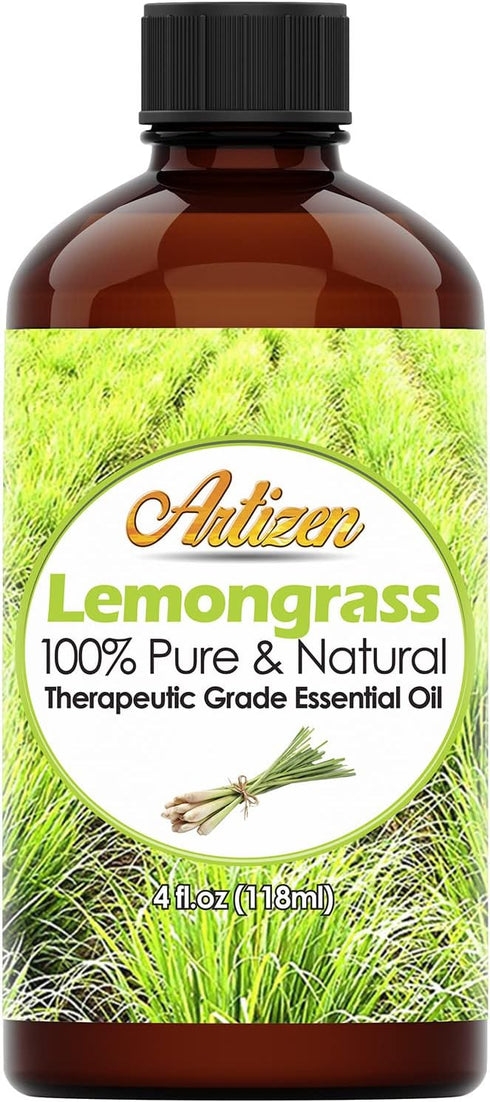 Artizen 4oz Oils - Lemongrass Essential Oil - 4 Fluid Ounces...