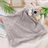 Apricot Lamb Stuffed Animals Security Blanket Gray Koala Infant Nursery Character Blanket Luxury Snuggler Plush (Gray Koala,)...