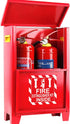 Green First Aid Kit Inside Red Fire Extinguisher Inside Stickers 4 Inch Safety Sign-Adhesive First Aid Kit Sign Decals UV Resistant 8 Pcs Industri...
