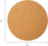 Hygloss Products Natural Cork Coasters - Eco Friendly Absorbent Rounds for Drinks, Trivets, and DIY Crafts, 3mm, 6 inch, Set of 24...